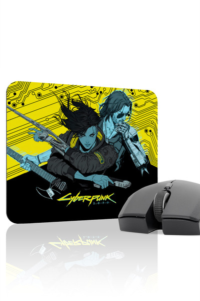 mousepad bastir Cyberpunk 2077 Mousepad pentru jocuri din cauciuc cu antialun...
