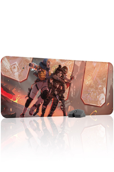 mousepad bastir لوحة ماوس ألعاب Apex Legends مانع للانزلاق Dikişli Rubber Pla...