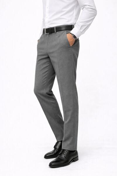 CLASSİCS MEN Caserta Regular Fit Stretch Fabric Men's Fabric Trousers - 7558