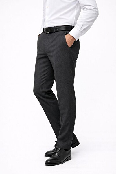 CLASSİCS MEN Caserta Regular Fit Stretch Fabric Men's Fabric Trousers - 7558