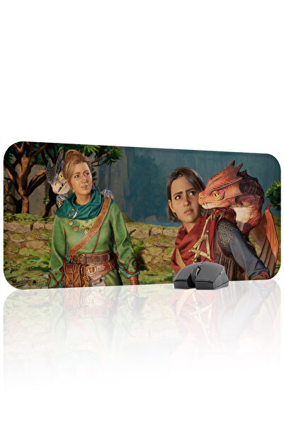 mousepad bastir لوحة ماوس الألعاب المطاطية المخيطة من سبليت فيكشن مانع للانزل...