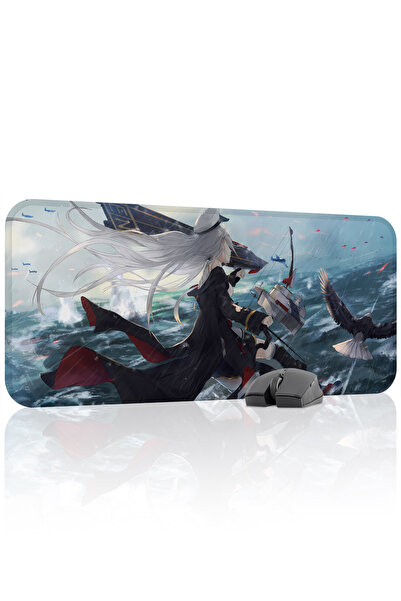 mousepad bastir لوحة ماوس ألعاب مطاطية مخيطة من Azur Lane مانع للانزلاق V2 - ...