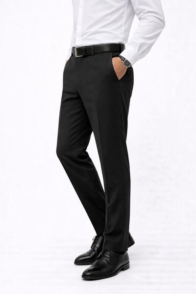 CLASSİCS MEN Caserta Regular Fit Stretch Fabric Men's Fabric Trousers - 7558