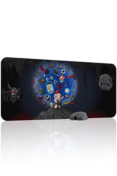 mousepad bastir Mousepad de gaming din cauciuc cusut Binding of Isaac antialu...