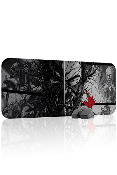 mousepad bastir Ghost of Tsushima antialunecare Dikişli Rubber Gamer Mousepad...