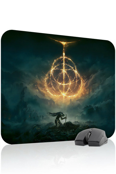 mousepad bastir Elden Ring Non-Slip Stitched Rubber Player Mousepad V4 - 48X4...