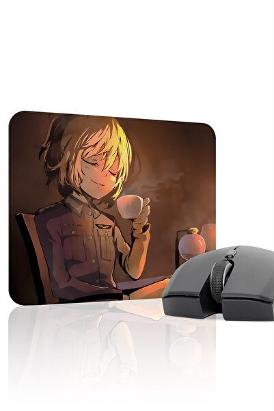 mousepad bastir لوحة ماوس الألعاب المطاطية Youjo Senki مانع للانزلاق V5 - 22X...