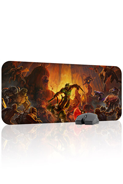 mousepad bastir DOOM Protivklizno Prošivena gumena gaming podloga za miša V2 ...