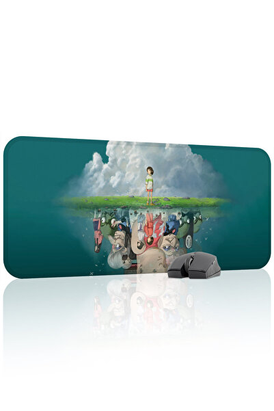 mousepad bastir لوحة ماوس الألعاب المطاطية المخيطة من نوع Spirited Away مانع ...