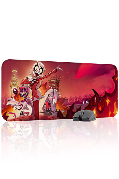 mousepad bastir لوحة ماوس الألعاب Hazbin Hotel مانع للانزلاق المصنوعة من المط...