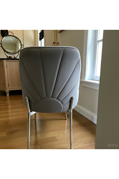 MSY HOME 2 Kişilik Nova White Krom Ayaklı Silinebir Kumaş Modern Ve Şık Sanda...