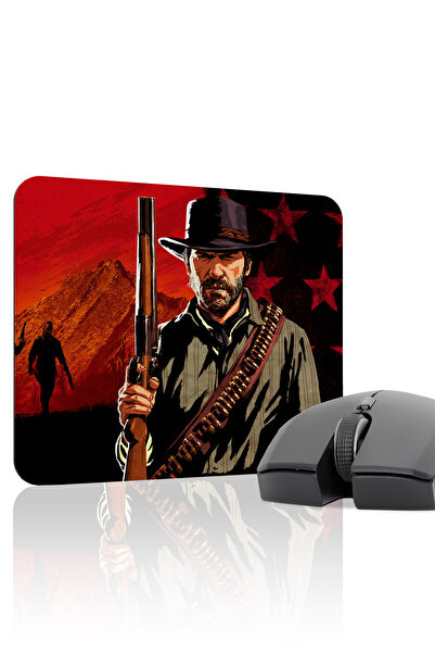 mousepad bastir لوحة ماوس الألعاب Red Dead Redemption 2 مانع للانزلاق Dikişli...
