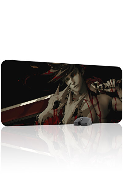 mousepad bastir لوحة ماوس الألعاب المطاطية Hades مانع للانزلاق Stitched Rubbe...