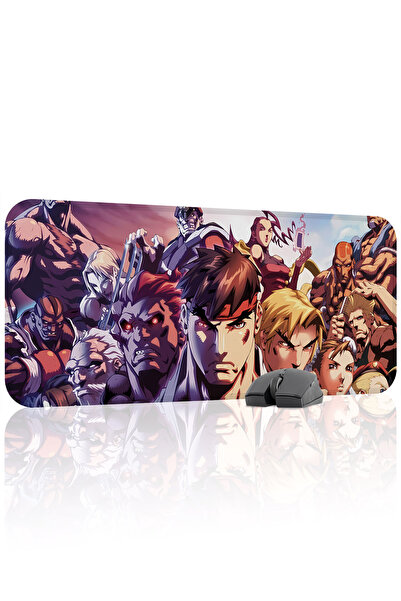 mousepad bastir لوحة ماوس الألعاب المطاطية المخيطة من ستريت فايتر مانع للانزل...