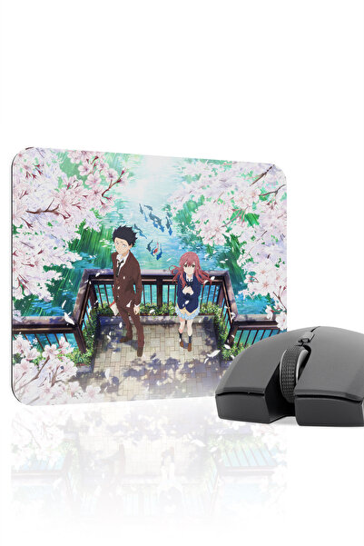 mousepad bastir لوحة ماوس للألعاب من المطاط المخيط من نوع Koe no Katachi مانع...