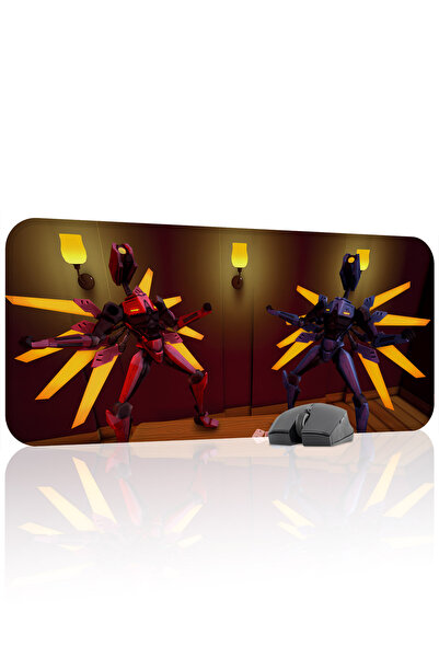 mousepad bastir Ultrakill مانع للانزلاق Dikişli Kauçuk Oyuncu Mousepad V4 - 7...