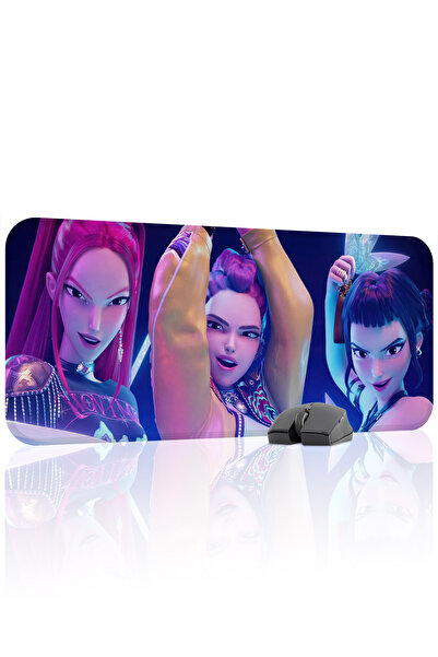 mousepad bastir KPop Demon Hunters antialunecare Mousepad de gaming din cauci...