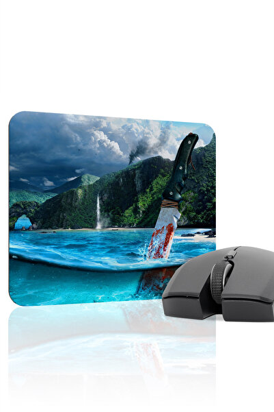 mousepad bastir لوحة ماوس الألعاب المطاطية المخيطة Far Cry مانع للانزلاق V5 -...