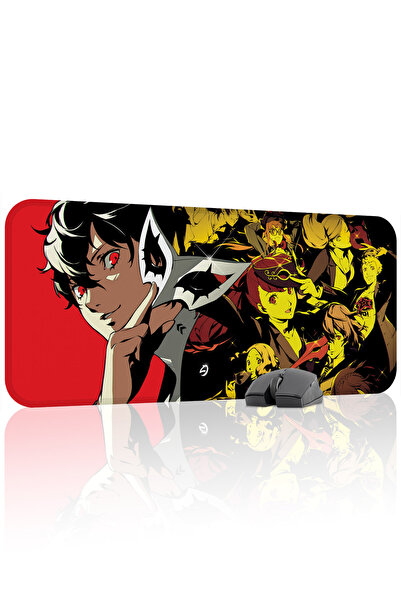 mousepad bastir لوحة ماوس للألعاب من المطاط المخيط من بيرسونا 5 مانع للانزلاق...
