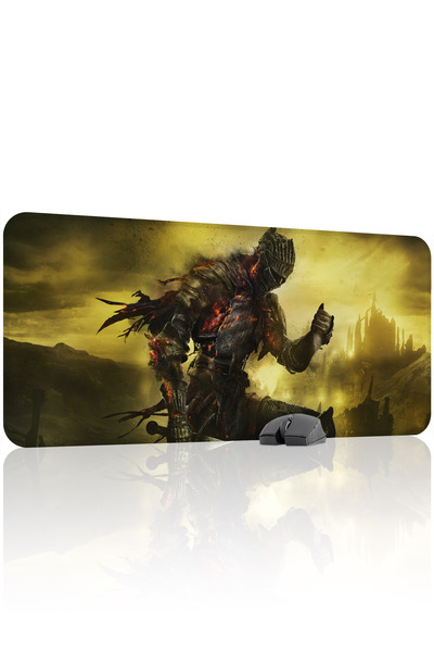 mousepad bastir لوحة ماوس الألعاب المطاطية ذات مانع للانزلاق خياطة من Dark So...