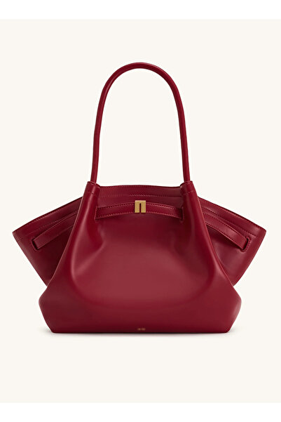 Noorksa حقيبة تعليقة صغيرة - حقيبة كتف- لون عنابي