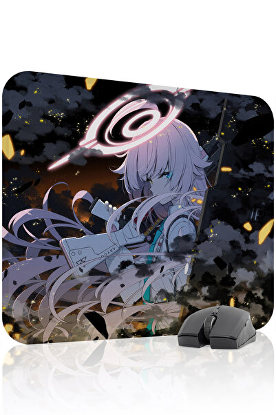 mousepad bastir لوحة ماوس الألعاب المطاطية ذات مانع للانزلاق خياطة من Blue Ar...