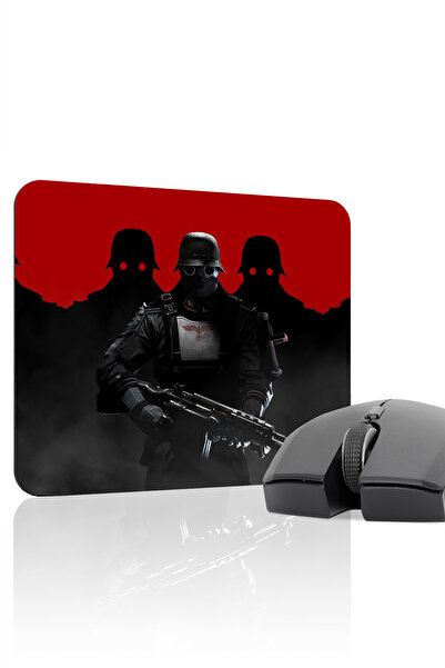 mousepad bastir لوحة ماوس الألعاب المطاطية المخيطة من وولفنشتاين مانع للانزلا...