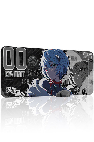 mousepad bastir لوحة ماوس الألعاب المطاطية المخيطة من نيون جينيسيس إيفانجيليو...