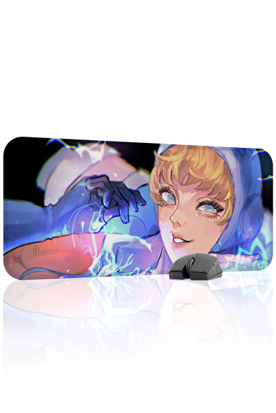mousepad bastir لوحة ماوس ألعاب Apex Legends مانع للانزلاق Dikişli Rubber Pla...