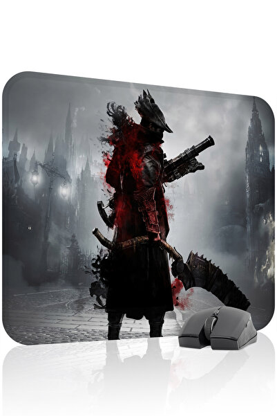mousepad bastir Bloodborne Non-Slip Stitched Rubber Gamer Mousepad V5 - 48X40...