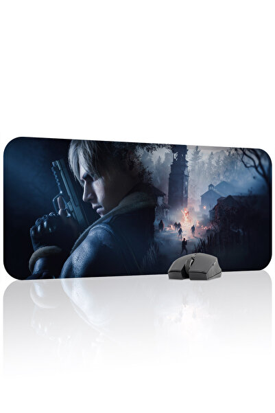mousepad bastir Resident Evil Kaymaz Dikişli Kauçuk Oyuncu Mousepad V1 - 70x3...