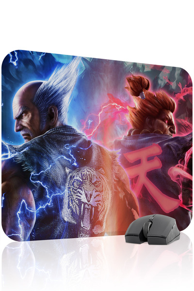 mousepad bastir لوحة ماوس الألعاب المطاطية المخيطة من تيكن مانع للانزلاق V4 -...