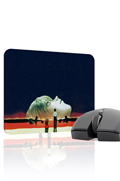 mousepad bastir لوحة ماوس الألعاب المطاطية المخيطة من نيون جينيسيس إيفانجيليو...