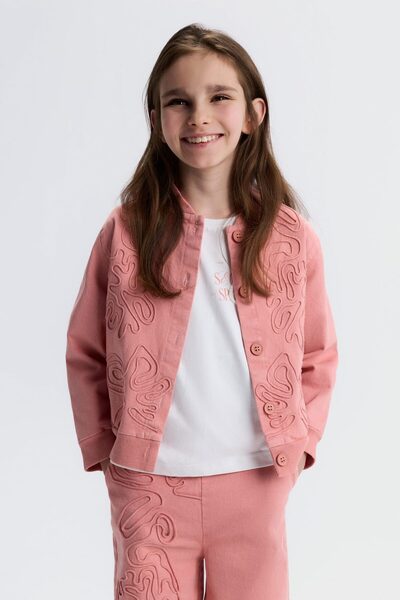 nk kids Jachetă pentru fete Nil Coral 31318