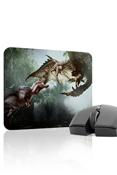 mousepad bastir لوحة ماوس مونستر هانتر: وورلد مانع للانزلاق من المطاط المخيط ...