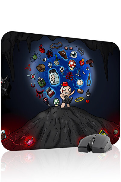 mousepad bastir لوحة ماوس الألعاب المطاطية المخيطة من باندينج أوف إيساك مانع ...