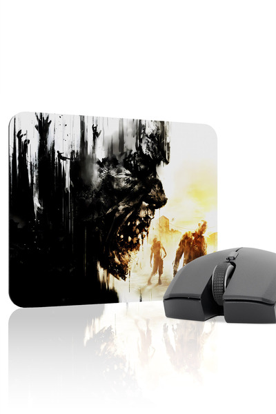 mousepad bastir لوحة ماوس الألعاب المطاطية المخيطة Dying Light مانع للانزلاق ...