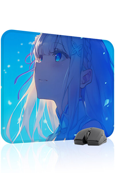 mousepad bastir Re Zero Αντιολισθητικό Ραμμένο λαστιχένιο mousepad V1 - 48X40...