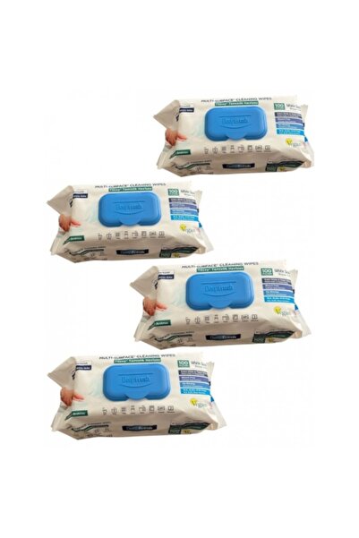 Deep Fresh 4 υγρά μαντηλάκια πολλαπλών επιφανειών με μαγειρική σόδα και ξύδι