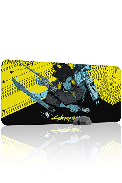 mousepad bastir Cyberpunk 2077 Mousepad pentru jocuri din cauciuc cu antialun...