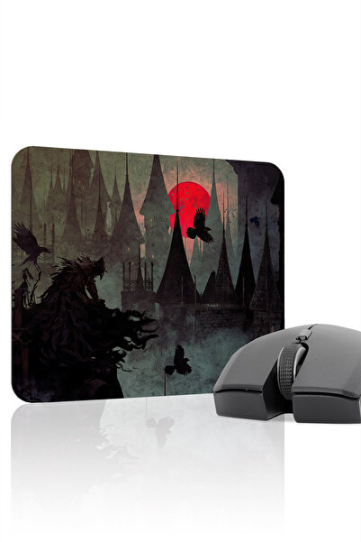 mousepad bastir Bloodborne Non-Slip Stitched Rubber Gaming Mousepad V3 - 22X1...