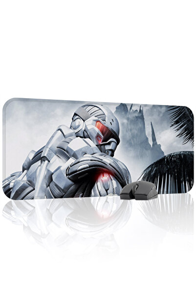 mousepad bastir لوحة ماوس الألعاب المطاطية المخيطة Crysis مانع للانزلاق V3 - ...