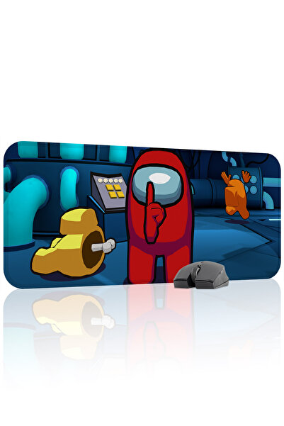 mousepad bastir لوحة ماوس ألعاب مطاطية مخيطة من Among Us مانع للانزلاق V1 - 7...