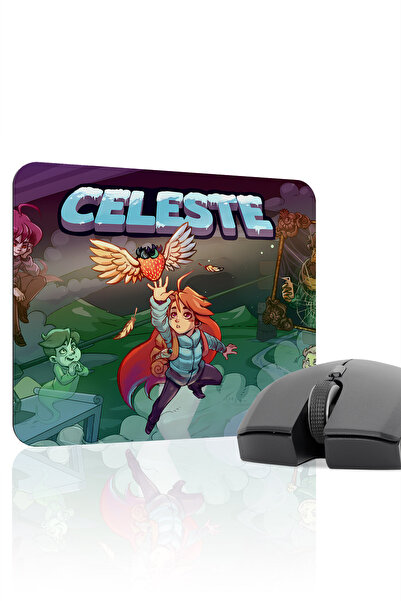 mousepad bastir Celeste مانع للانزلاق Dikişli Kauçuk Oyuncu Mousepad V2 - 22X...