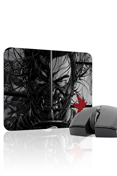 mousepad bastir Ghost of Tsushima antialunecare Dikişli Rubber Player Mousepa...