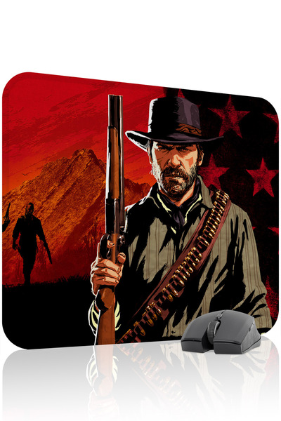 mousepad bastir Red Dead Redemption 2 Mousepad de gaming din cauciuc cusut V3...