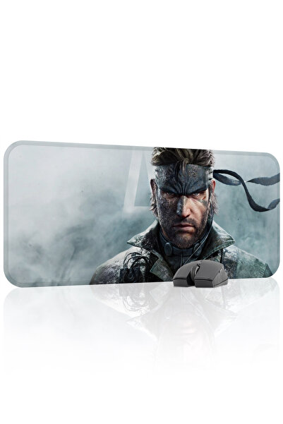 mousepad bastir لوحة ماوس معدنية من ميتال جير سوليد مانع للانزلاق مصنوعة من ا...