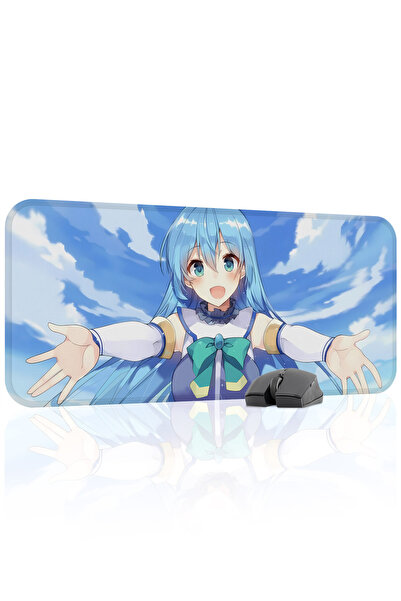 mousepad bastir KonoSuba Αντιολισθητικό Ραμμένο λαστιχένιο mousepad για παιχν...