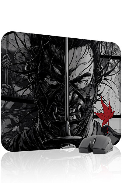 mousepad bastir Ghost of Tsushima antialunecare Dikişli Rubber Oyuncu Mousepa...