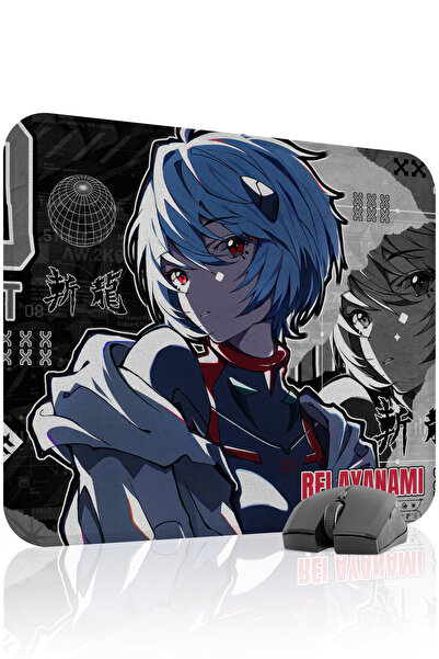 mousepad bastir لوحة ماوس الألعاب المطاطية المخيطة من نيون جينيسيس إيفانجيليو...